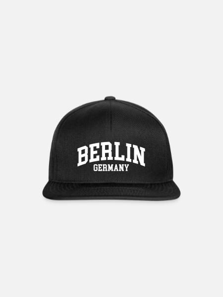 Berlin - Snapback Cap - Schwarz/Schwarz