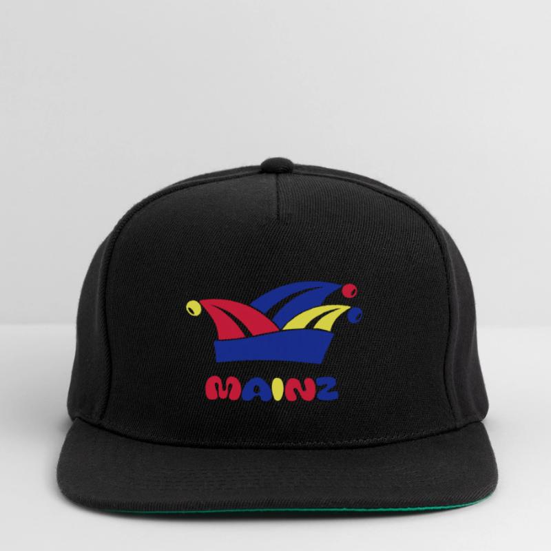 Fasching Narrenkappe Mainz 1, 2 oder 3 Farben Snapback Cap