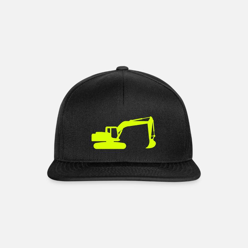 SYMBOL FÜR BAGGER-LOGO - Snapback Cap - Schwarz/Schwarz