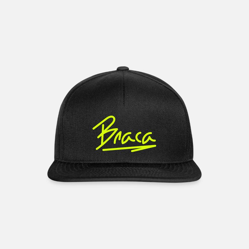 braca - Snapback Cap - Schwarz/Schwarz