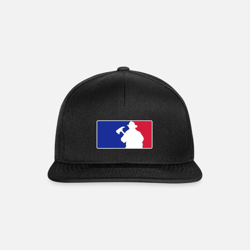 Feuerwerhmann League Style Silhouette - Snapback Cap - Schwarz/Schwarz