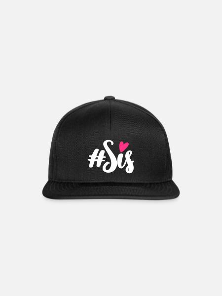 #Sis - Snapback Cap - Schwarz/Schwarz