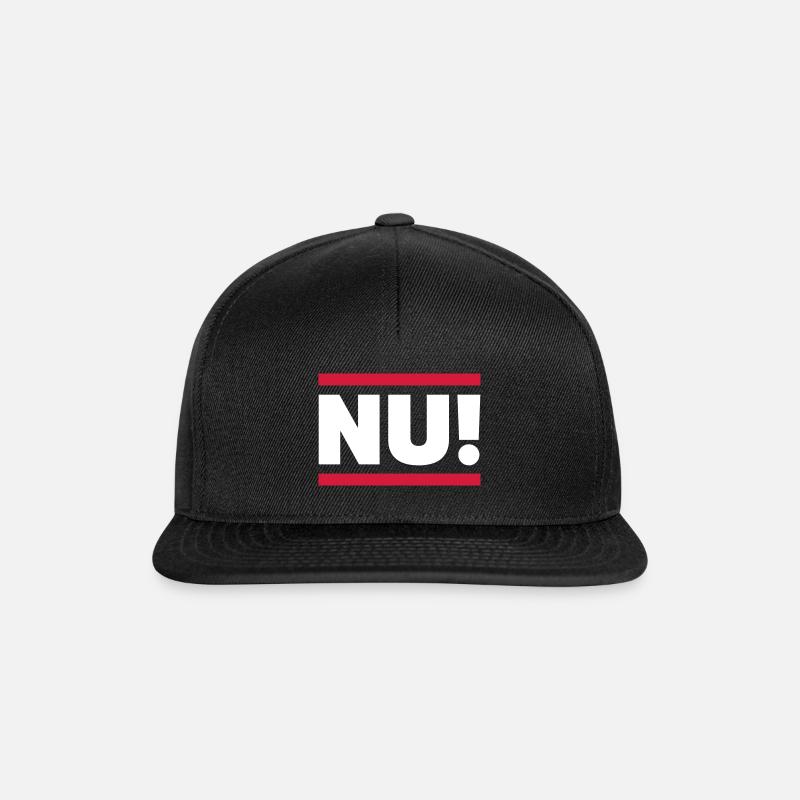 NU | Dialekt | Sächsisch - Snapback Cap - Schwarz/Schwarz