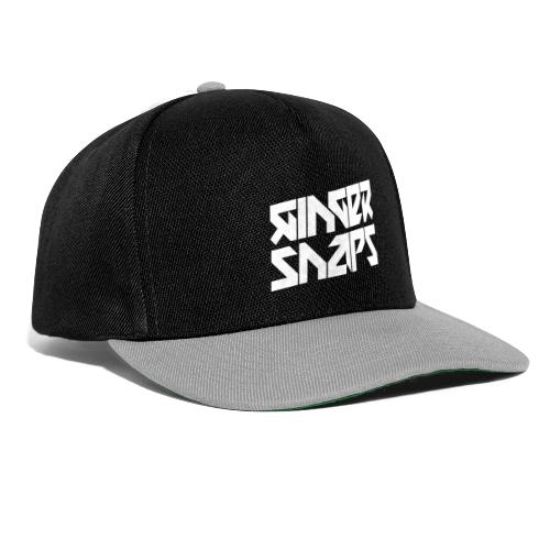 Ginger Snap5 logo (two lines white) - Snapback Cap