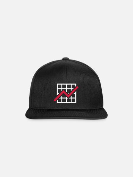 Diagramm - Snapback Cap - Schwarz/Schwarz