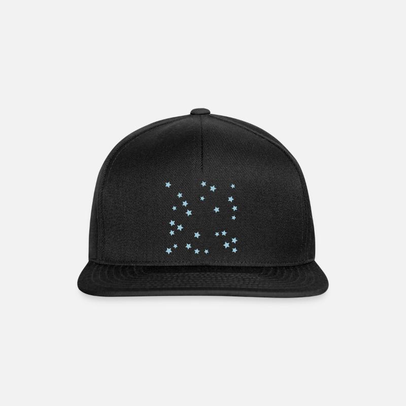 Stars - customizable and color changeable - Snapback Cap - black/black