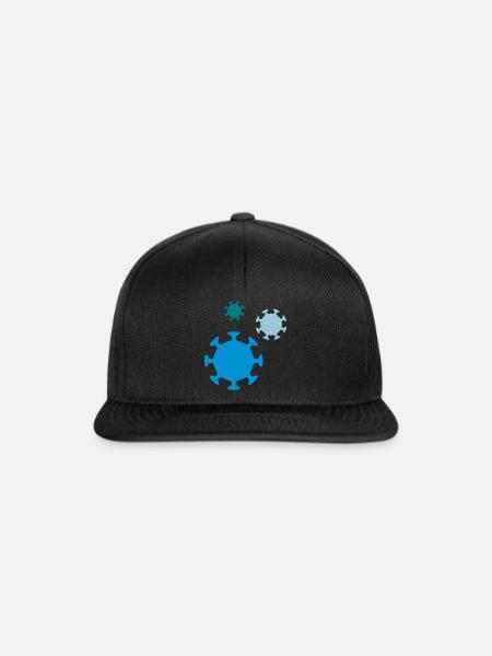 Virus - Snapback Cap - Schwarz/Schwarz