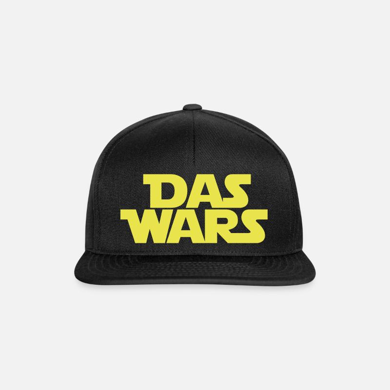 das wars Sci-Fi - Snapback Cap - Schwarz/Schwarz