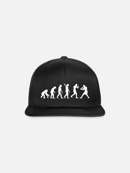 Evolution Boxing - Snapback Cap - Schwarz/Schwarz