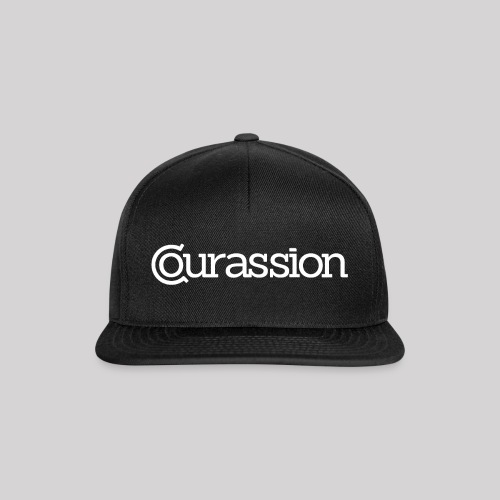 Courassion White Simple - Snapback Cap