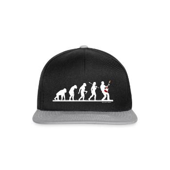 Evo Guitariste guitare électrique Evolution - Casquette snapback - noir/gris - Devant