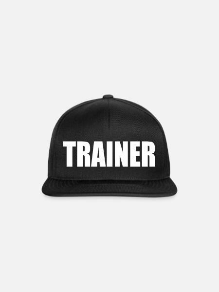 Trainer - Snapback Cap - Schwarz/Schwarz