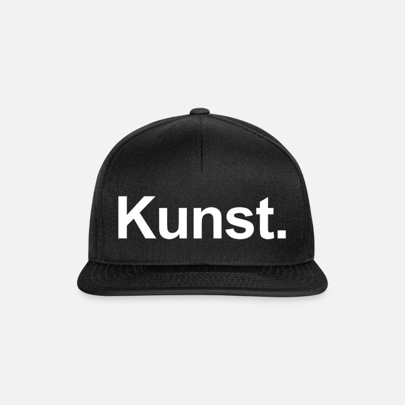 KUNST - Snapback Cap - Schwarz/Schwarz