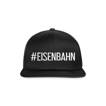 Eisenbahn - Snapback Cap - Schwarz/Schwarz - Vorne