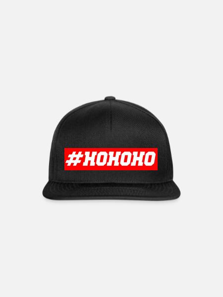 hohoho - Snapback Cap - Schwarz/Schwarz