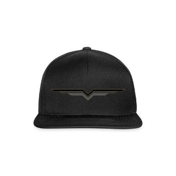 wing - Snapback Cap - black/black - Front