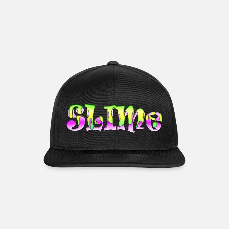 Slime - Snapback Cap - Schwarz/Schwarz