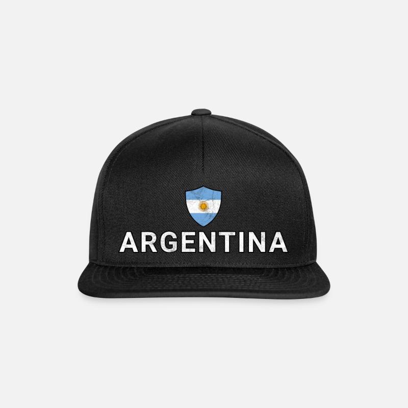 Argentine - Casquette snapback - noir/noir