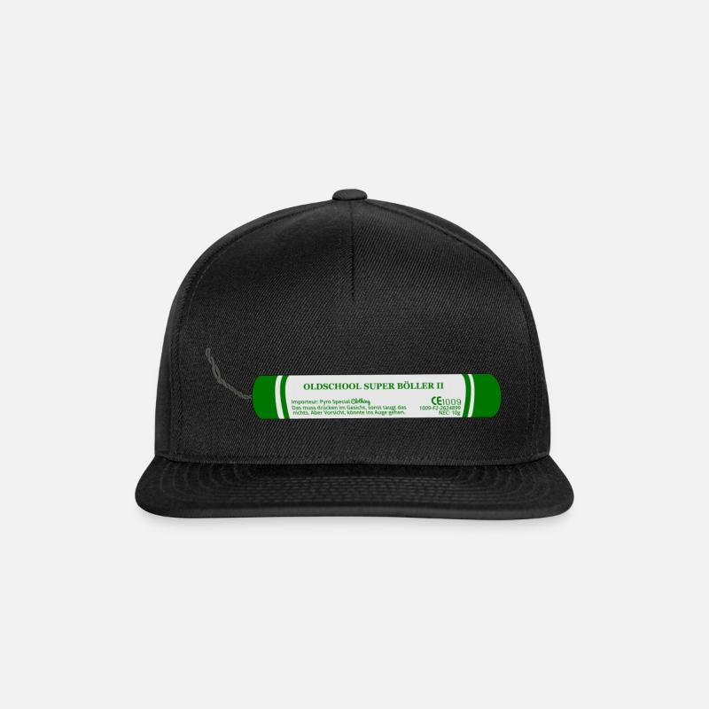 Feux d'artifice pyrotechniques - Casquette snapback - noir/noir