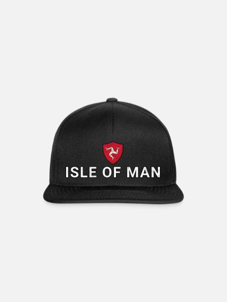 Isle Of Man - Snapback Cap - Schwarz/Schwarz