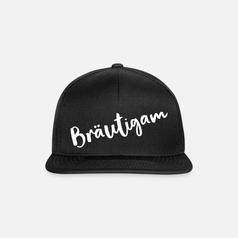bräutigam - Snapback Cap - Schwarz/Schwarz