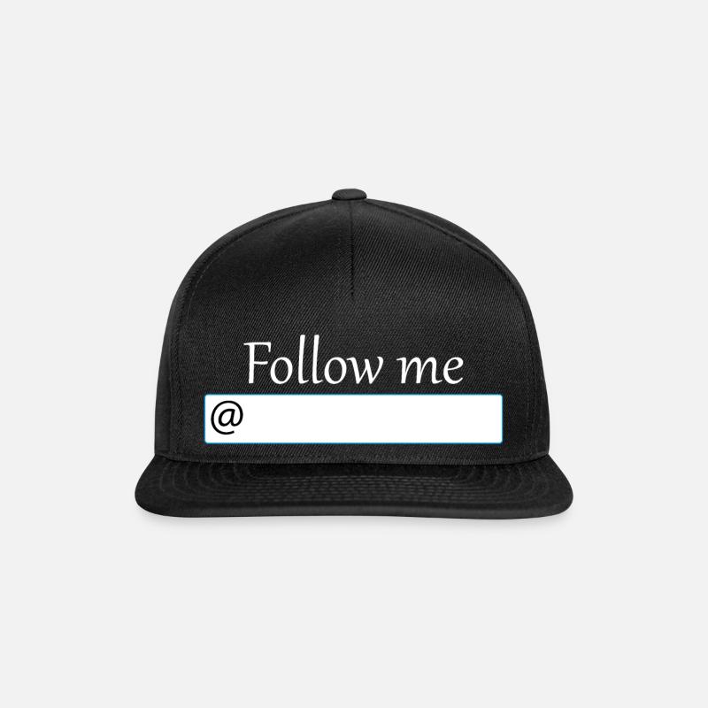 Influencer - Snapback Cap - Schwarz/Schwarz