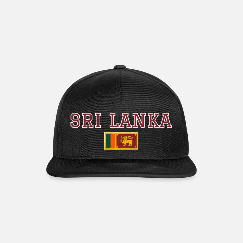 Sri Lanka - Casquette snapback - noir/noir