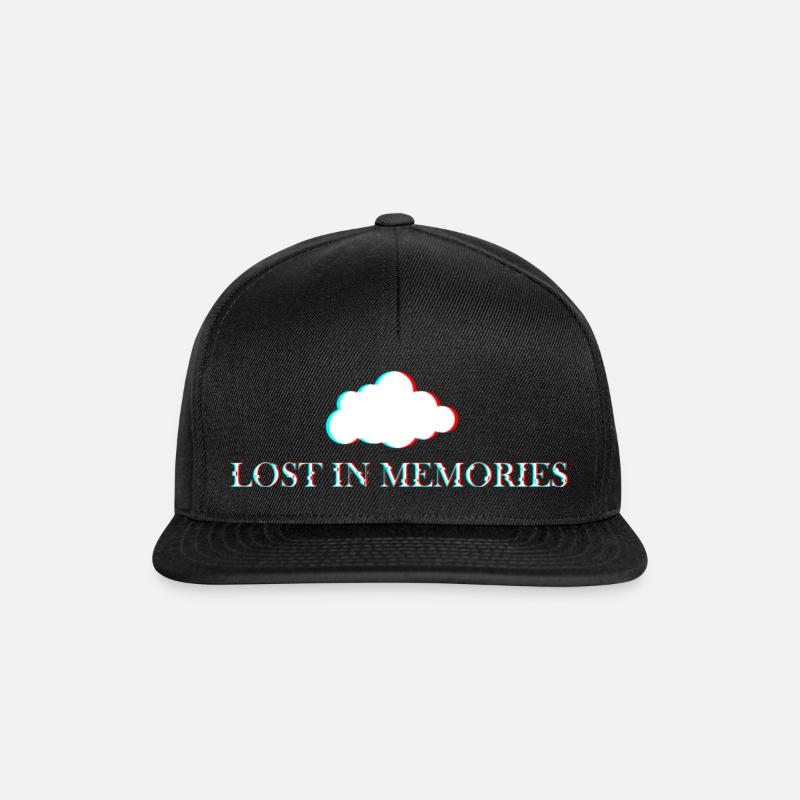 Perdu dans les souvenirs - Casquette snapback - noir/noir