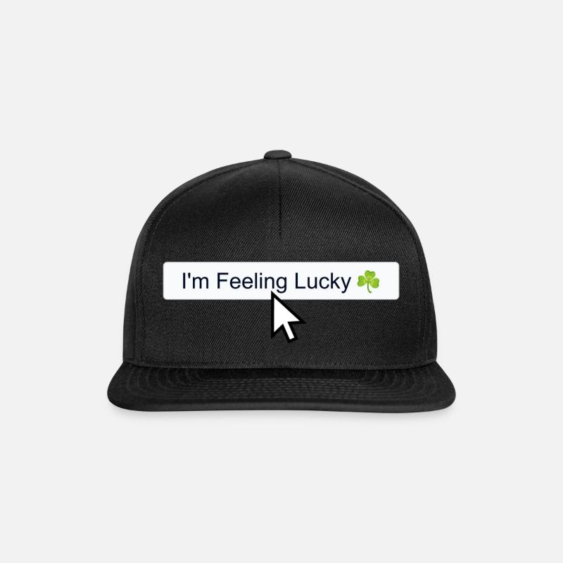 I'm Feeling Lucky ☘️ - Snapback Cap - black/black