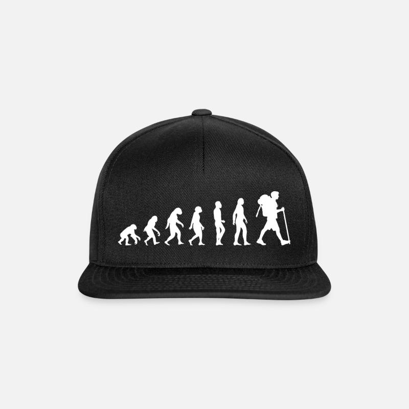 evolution homme trek randonneur - Casquette snapback - noir/noir