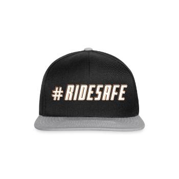 Ride Safe Biker - Snapback Cap - Schwarz/Grau - Vorne