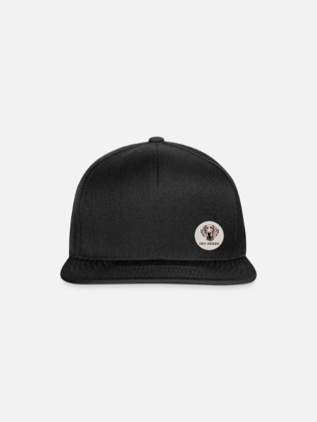 Grey Shadow - Weimaraner - Snapback Cap - Schwarz/Schwarz