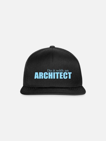 ARCHITECT - Snapback Cap - Schwarz/Schwarz