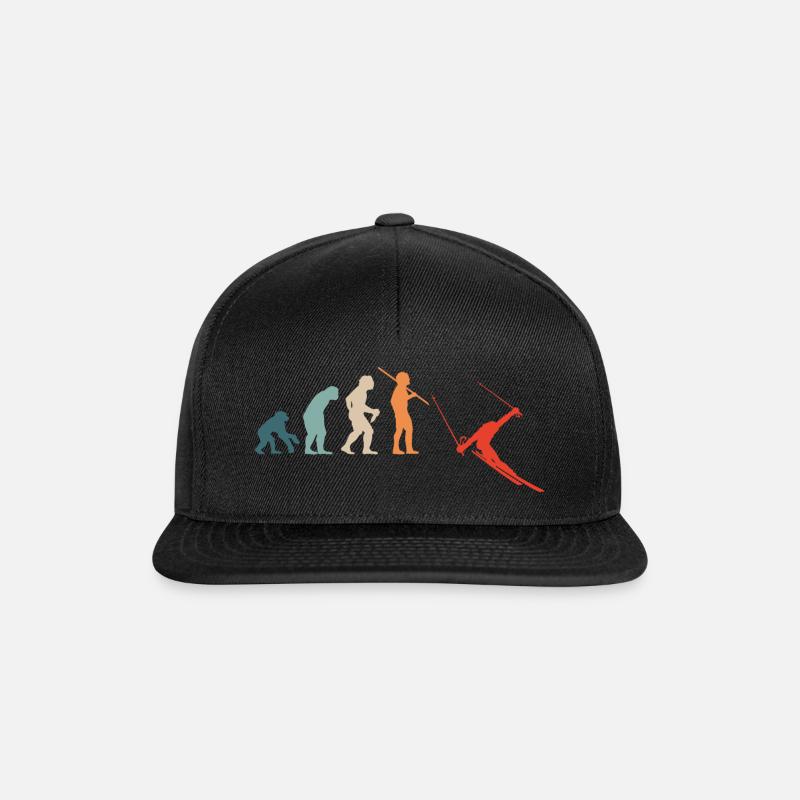 Skiing Skiing Après Ski Evolution - Snapback Cap - black/black