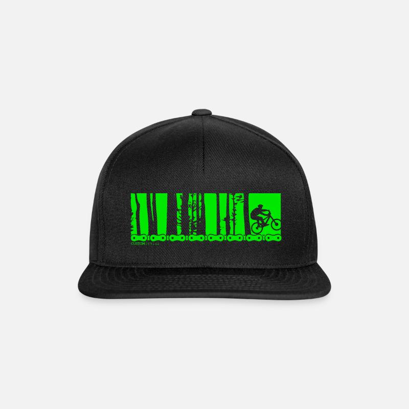 Forêt VTT VTT - Casquette snapback - noir/noir