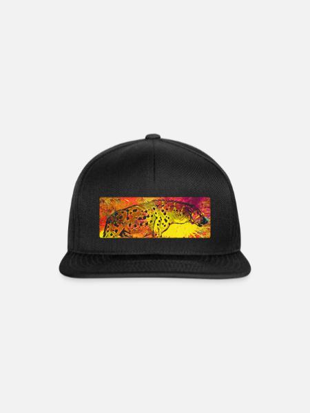 Hyäne - Snapback Cap - Schwarz/Schwarz