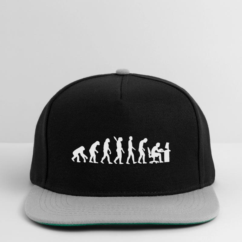 Evolutuion - Programmierer , PC - Born to Coding Snapback Cap