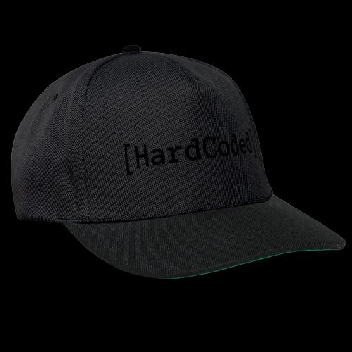 HardCoded Logo Black - Snapback Cap