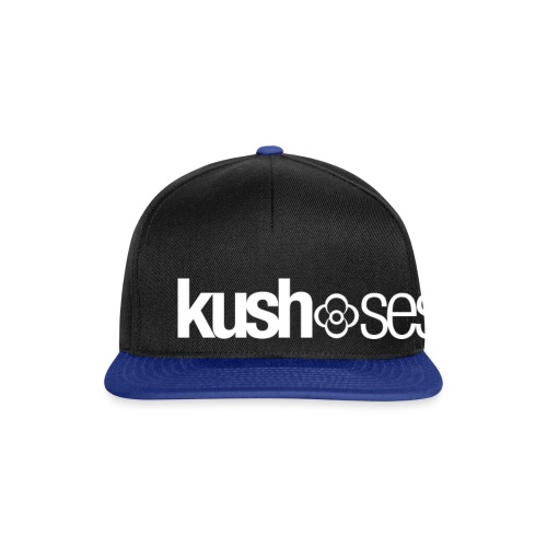 KushSessions (white logo) - Snapback cap