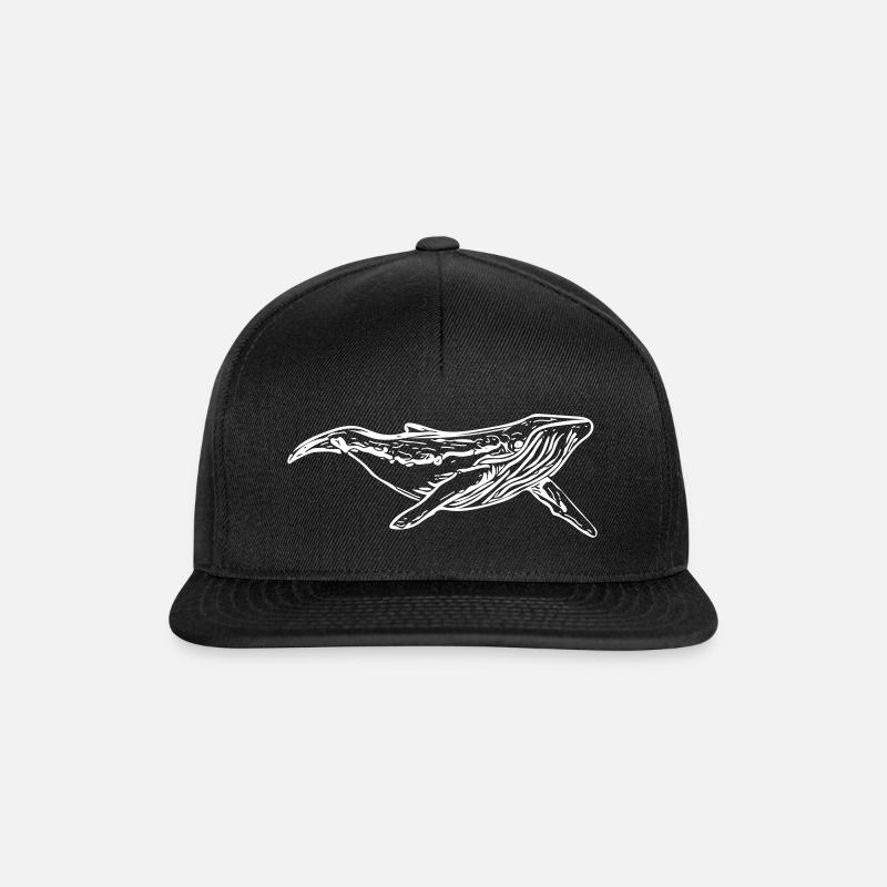 Wal - Snapback Cap - Schwarz/Schwarz