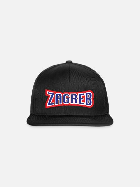 Zagreb, moj grad. - Snapback Cap - Schwarz/Schwarz