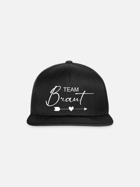Team Braut JGA - Snapback Cap - Schwarz/Schwarz