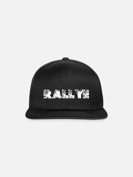Autorallye - Snapback Cap - Schwarz/Schwarz