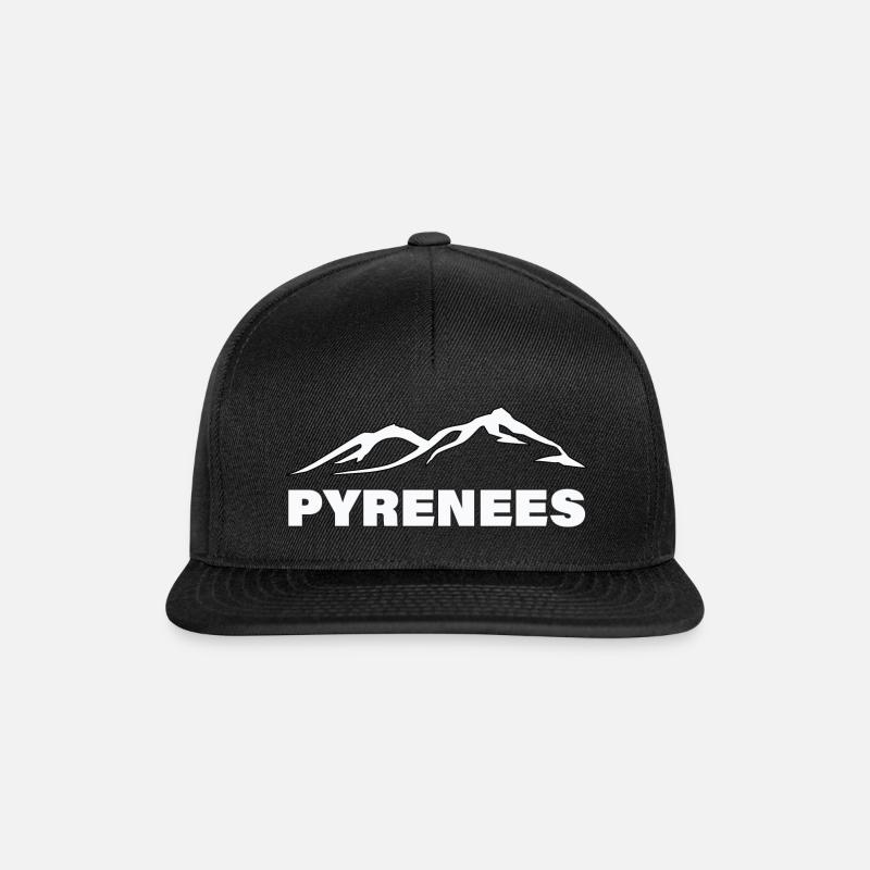 PYRÉNÉES - Casquette snapback - noir/noir