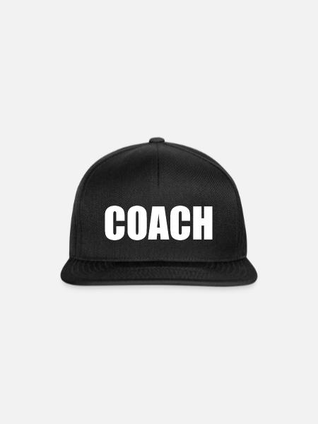 COACH - Snapback Cap - Schwarz/Schwarz