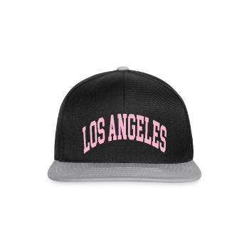 Los Angeles - Snapback Cap - black/grey - Front
