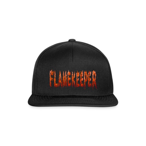 flamekeeper name logo - Snapback cap