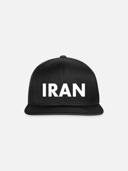 Iran - Snapback Cap - Schwarz/Schwarz