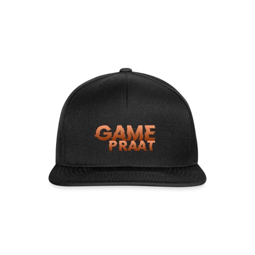 GamePraat Logo Oranje - Snapback cap