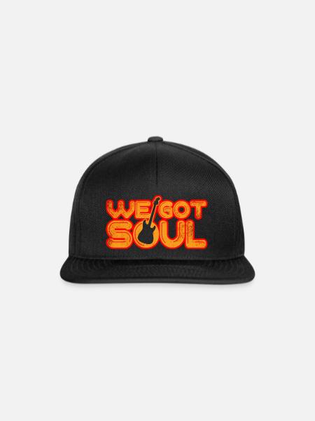 Soul Musik - Snapback Cap - Schwarz/Schwarz